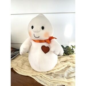 Hallmark Jerome Le Fantome‎ Guy The Ghost Halloween 12" Plush With Orange Heart